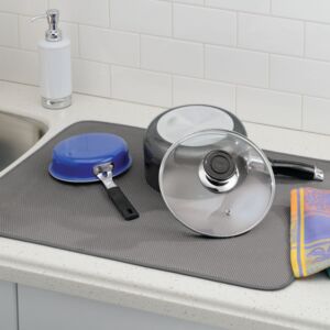 DRYING MAT SINK XL PEWTER/IVORY DRYING MAT SINK XL PEWTER/IVORY